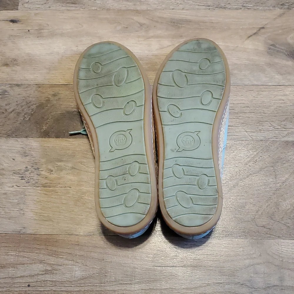 Born Women's Teal Suede Flats